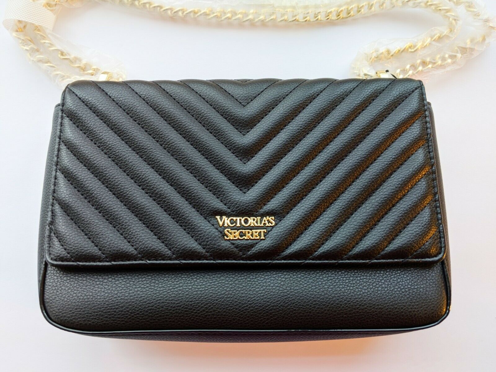 Victoria's Secret The Victoria Medium Shoulder Bag & Wallet Black